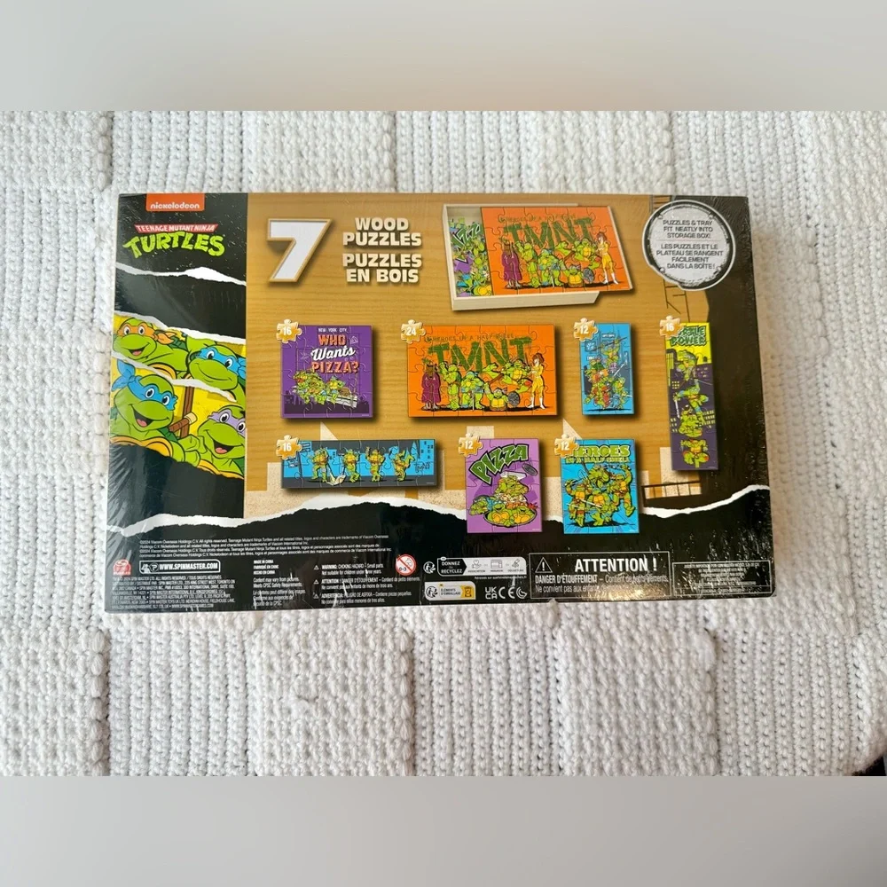 Teenage Mutant Ninja Turtles Wooden Puzzles set